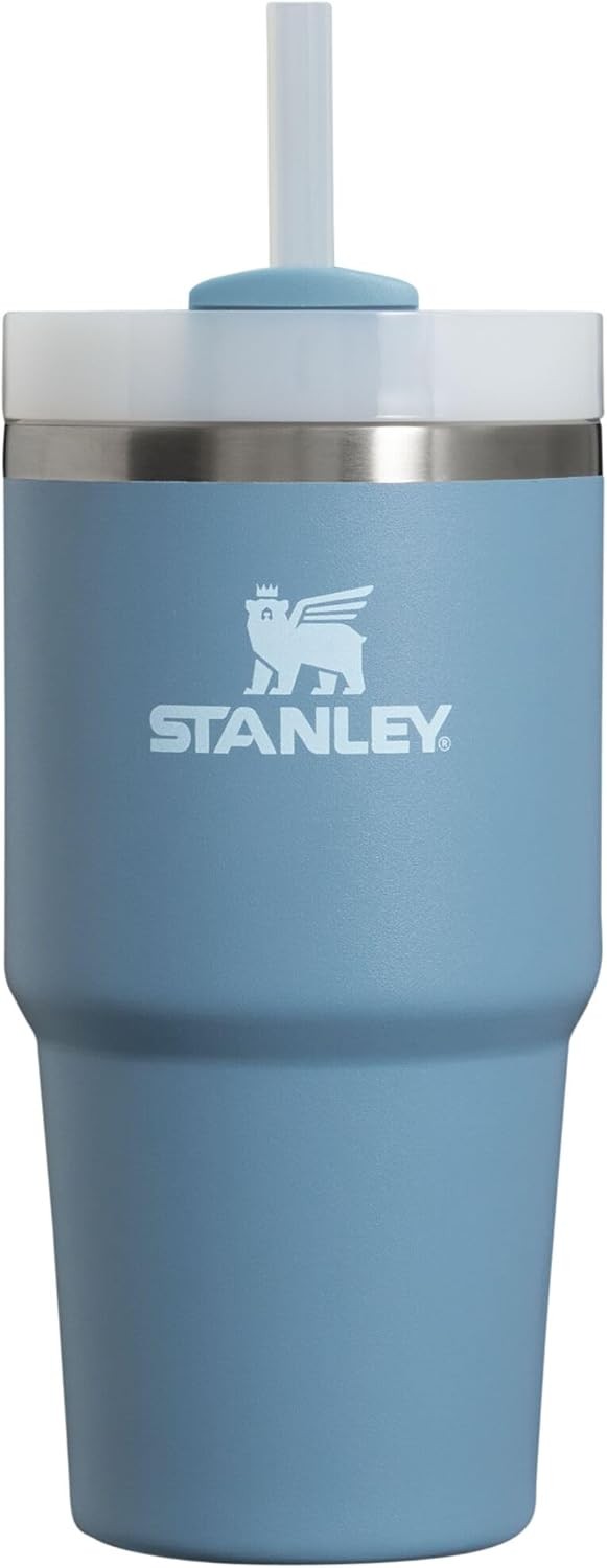 STANLEY Quencher H2.0 Tumbler with Handle and Straw 14 oz | Flowstate 3-Position Lid | Cup Holder Compatible for Travel | Insulated Stainless Steel Cup | BPA-Free | Meadow